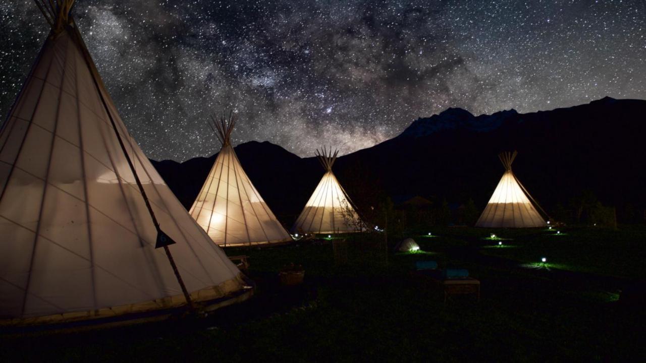 Dreamcatcher Tipi Hotel Gardiner Esterno foto